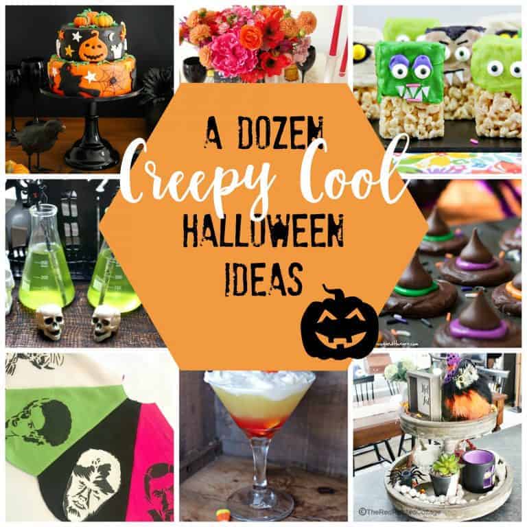 Collage of 12 Creepy Cool Halloween Ideas