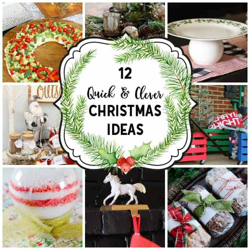 12 Quick and Clever Christmas Ideas - The How-To Home