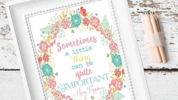 Image for The Little Things Make a HUGE Difference - Free Printable