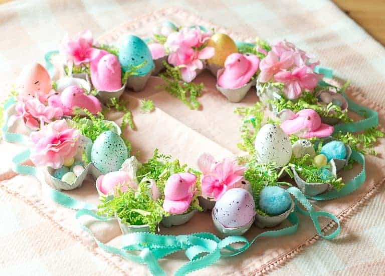 Dollar Store Spring Centerpiece