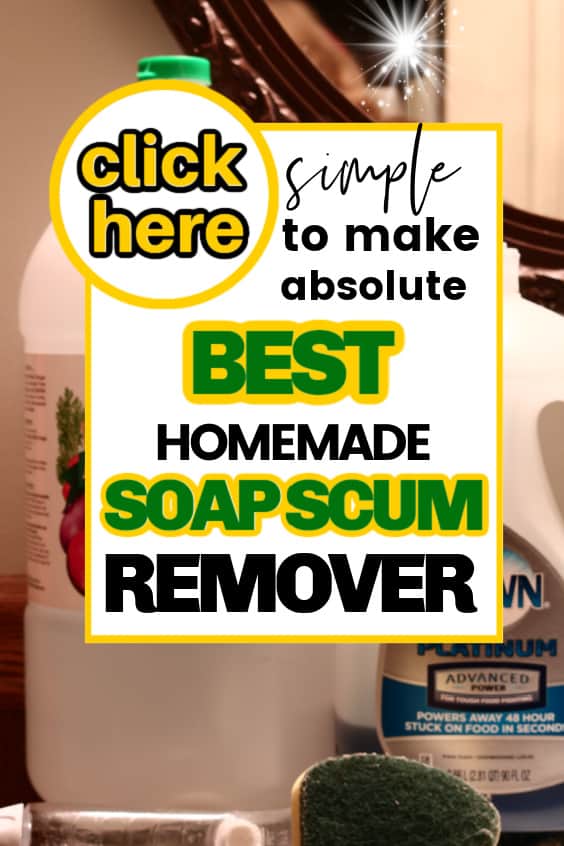 Easy DIY Soap Scum and Bath tub cleaner