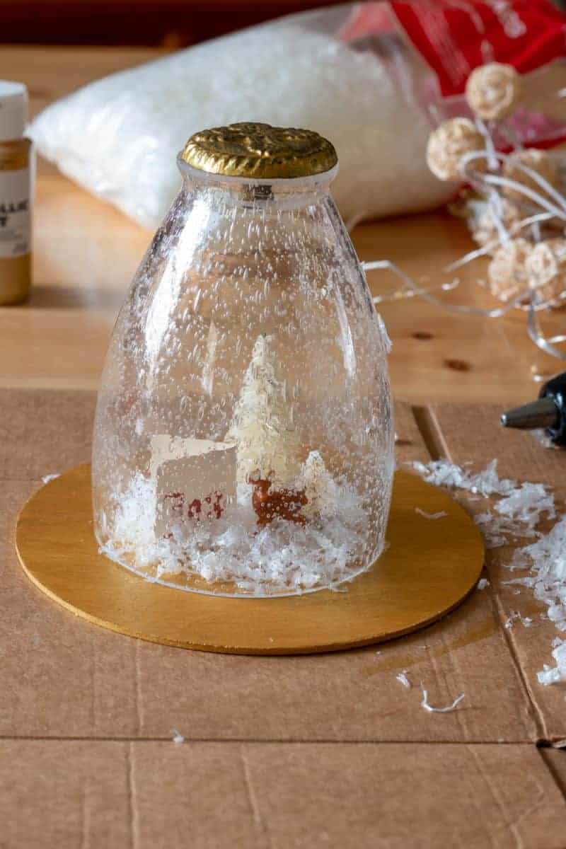 DIY Upcycled Snow Globe - The How-To Home