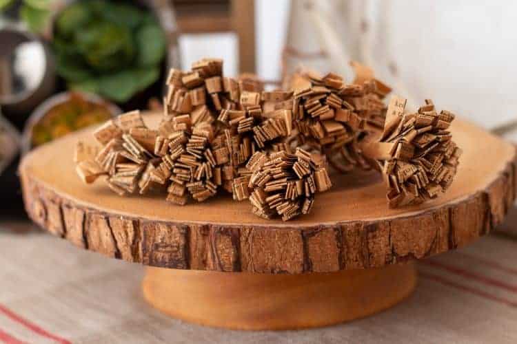 CoffeeDyed Book Page Flowers