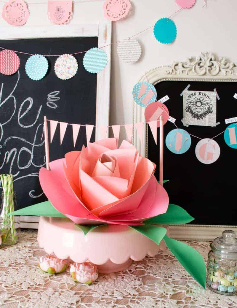 shabby chic party decor