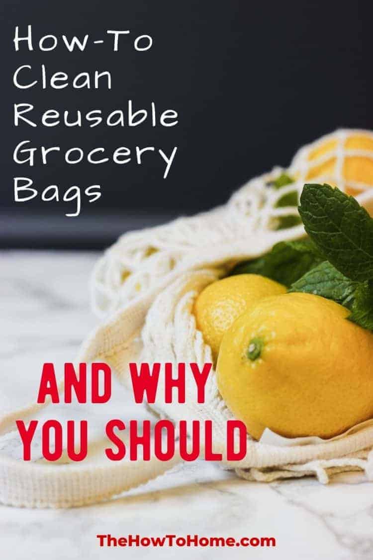 How to Clean Reusable Grocery Bags The HowTo Home