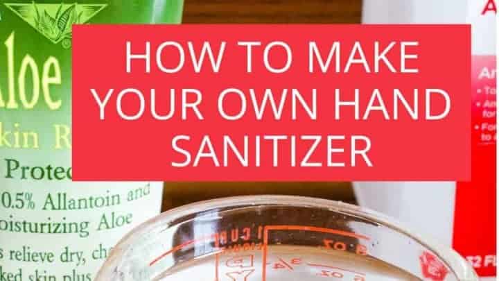 Image for How To Make Your Own Hand Sanitizer