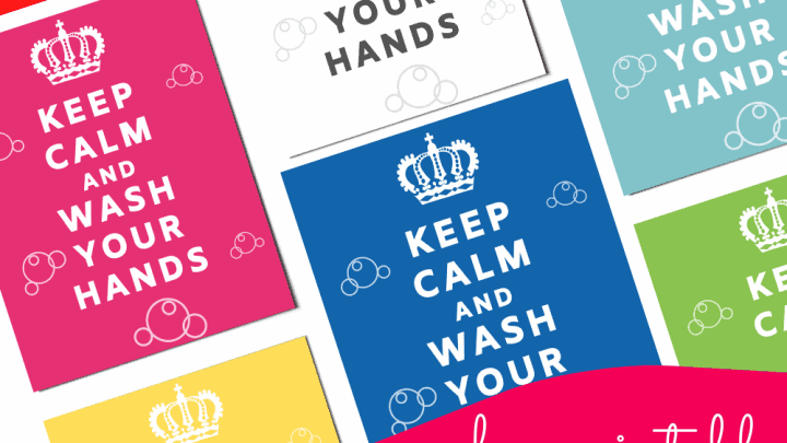 Image for Keep Calm and Wash Your Hands - Free Printable