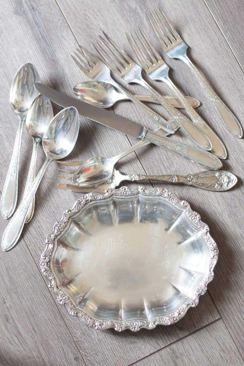 How to clean vintage on sale silver