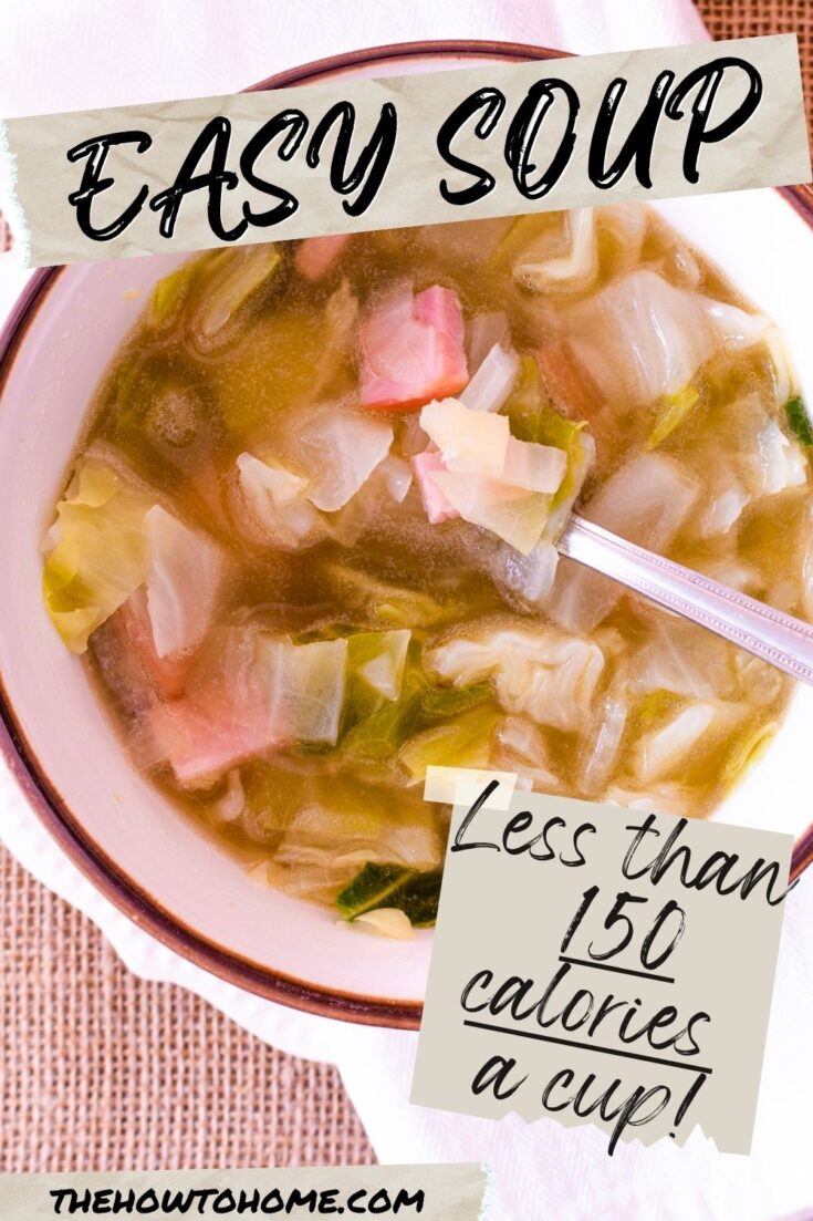Ham and Cabbage Soup - The How-To Home