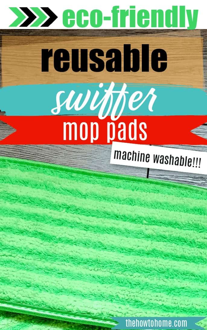 Set of 4 Microfiber Mop Pads Washable Durable Reuse Swiffer Pad