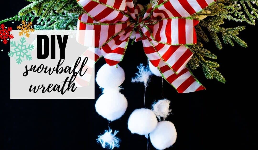 Easy-to-Make DIY Snowball Wreath