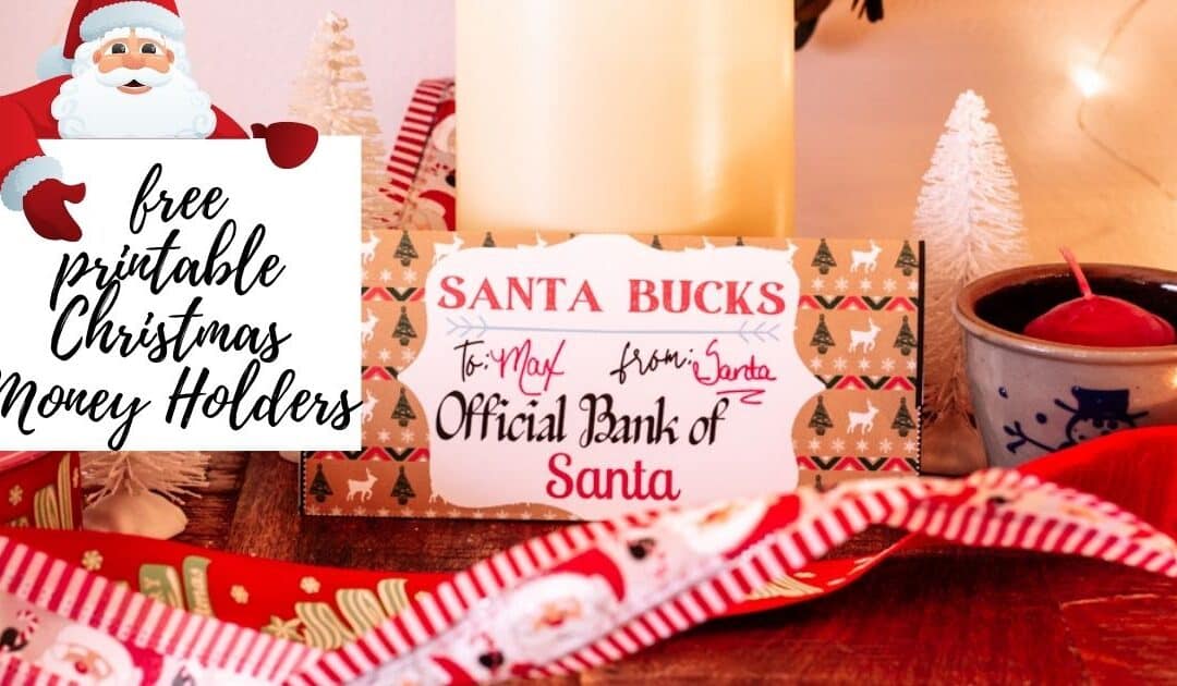 Free Printable Christmas Money Holders