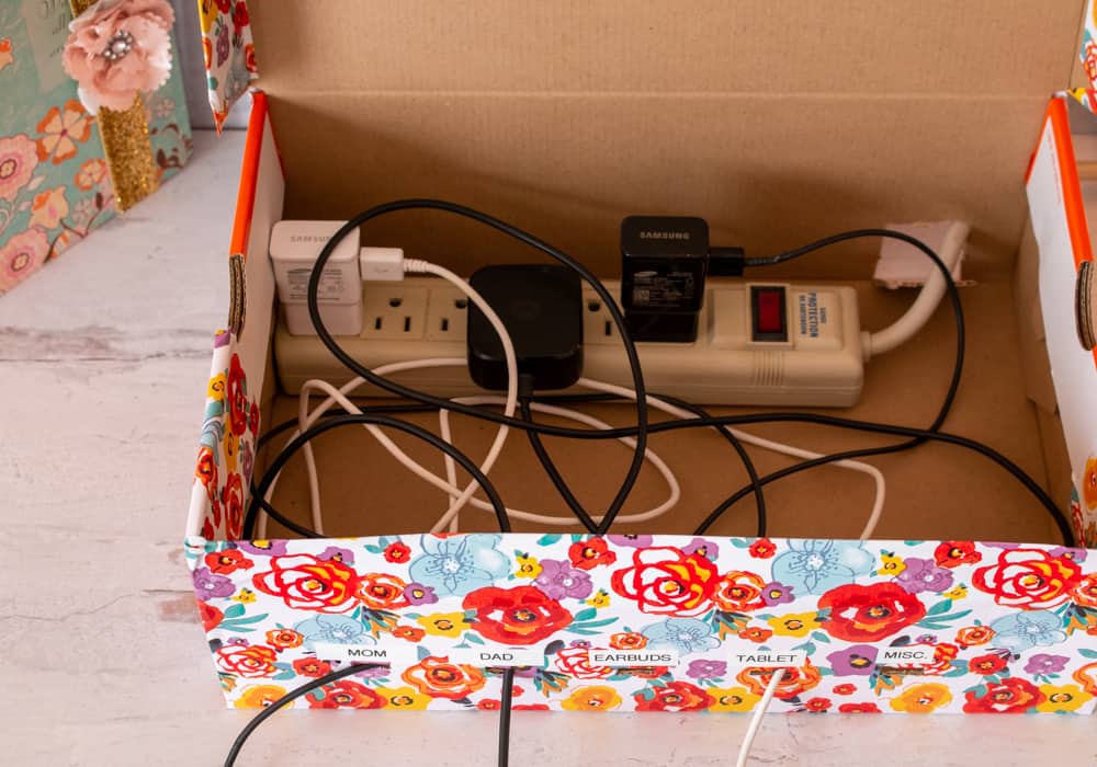 DIY Family Charging Station The HowTo Home