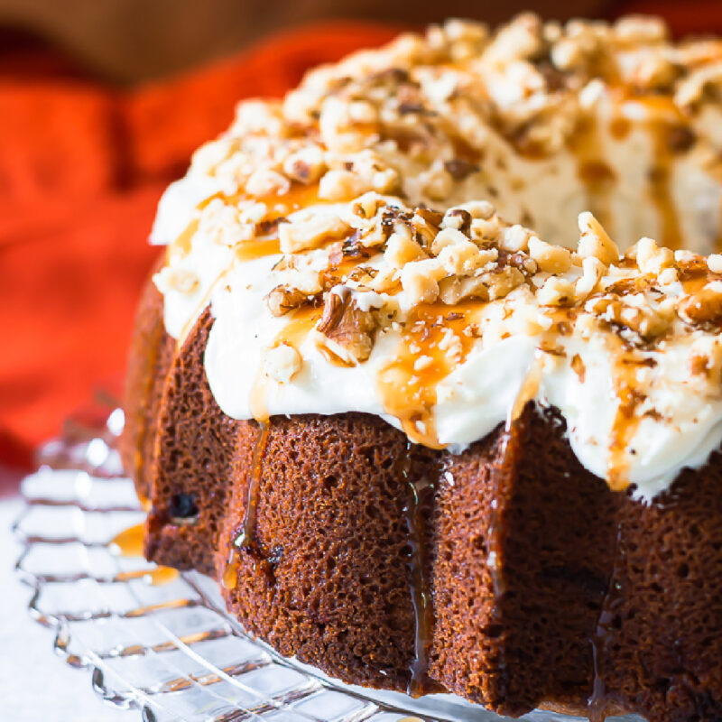 Old Fashioned Caramel Apple Pound Cake The HowTo Home