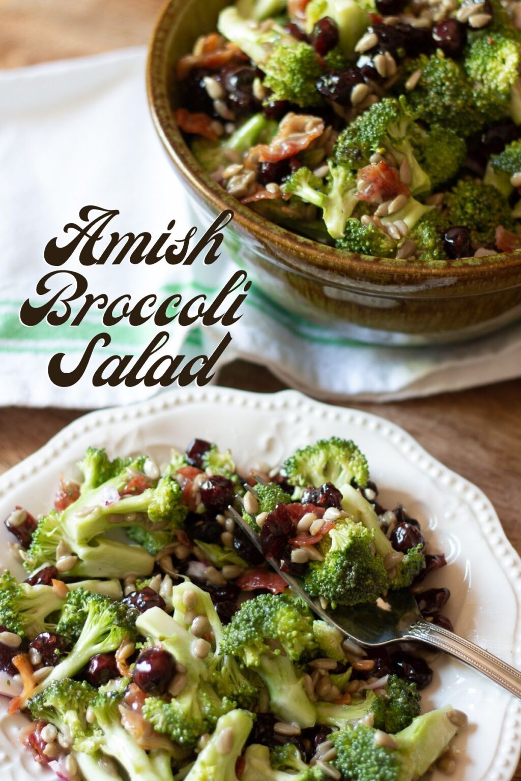 Easy Amish Broccoli Salad Recipe with Creamy Dressing The HowTo Home