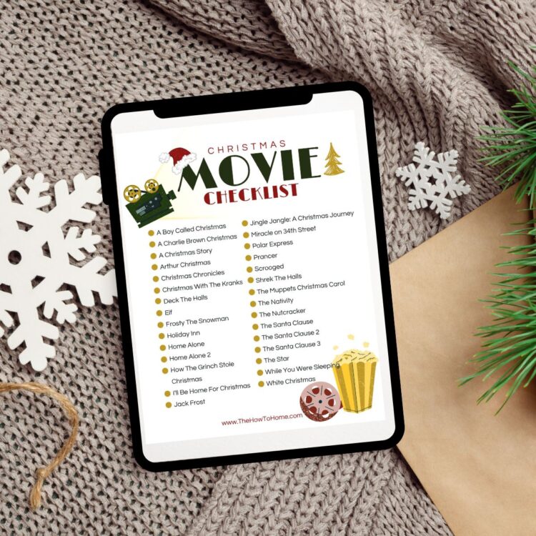 Christmas Movie List Printable - 2 1 750x750 