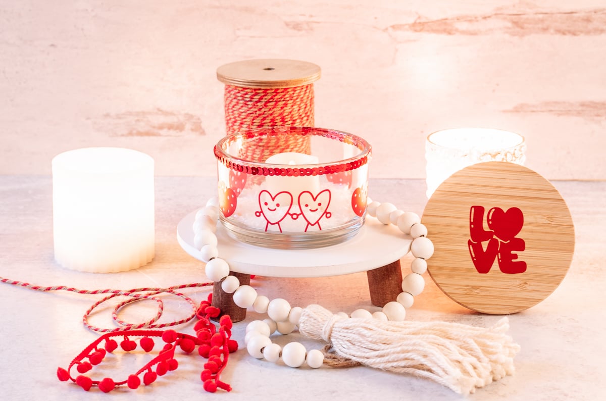 Adorable DIY Heart Candles!