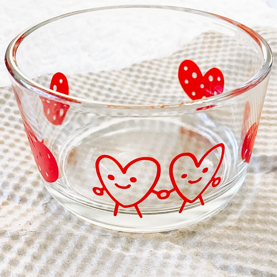 Cricut Valentine's Day project idea: a personalized beer can glass cup, Cricut