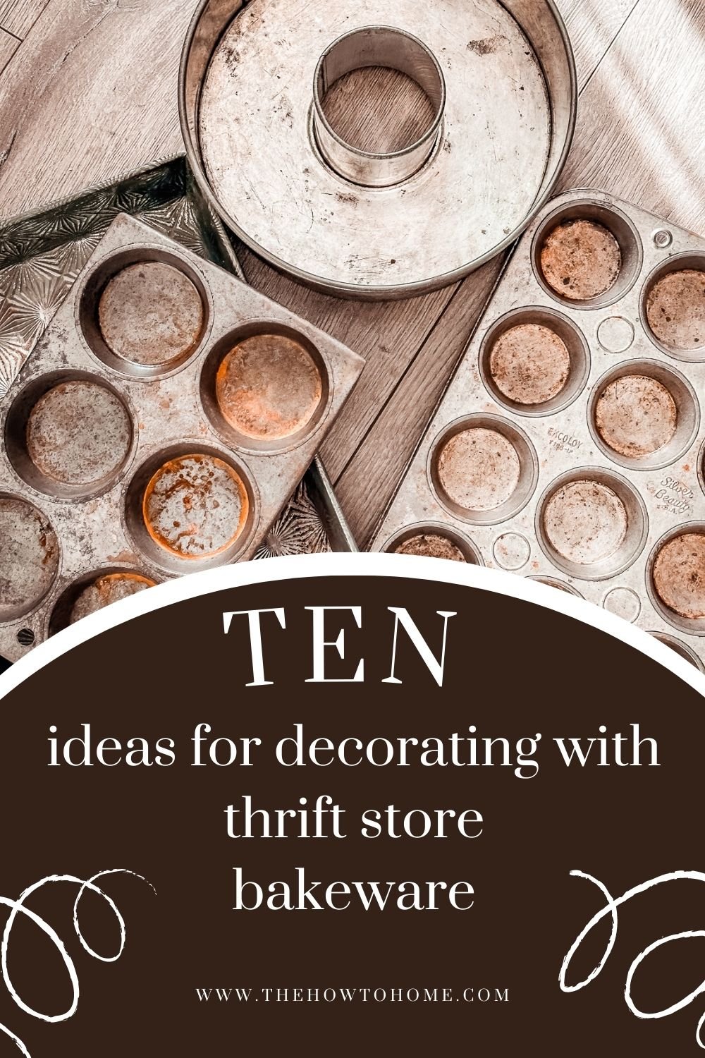 10 Ideas for Decorating with Thrift Store Antique Bakeware - The How-To Home