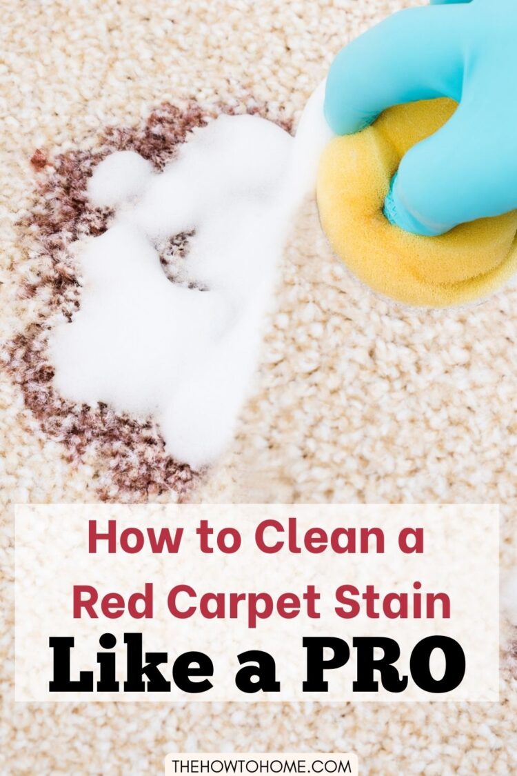 How to Effectively Remove a Red Stain From Your Carpet The HowTo Home