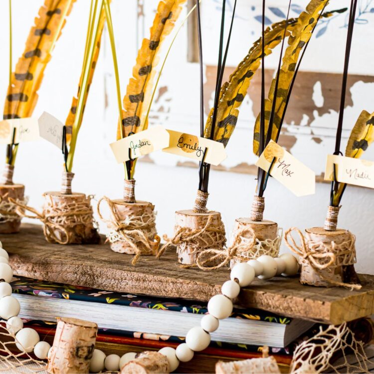 dollar-store-feather-and-wood-stem-place-cards-the-how-to-home