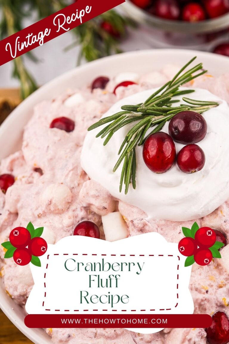 Cranberry Fluff Salad Recipe A Sweet and Tangy Holiday Dish The How