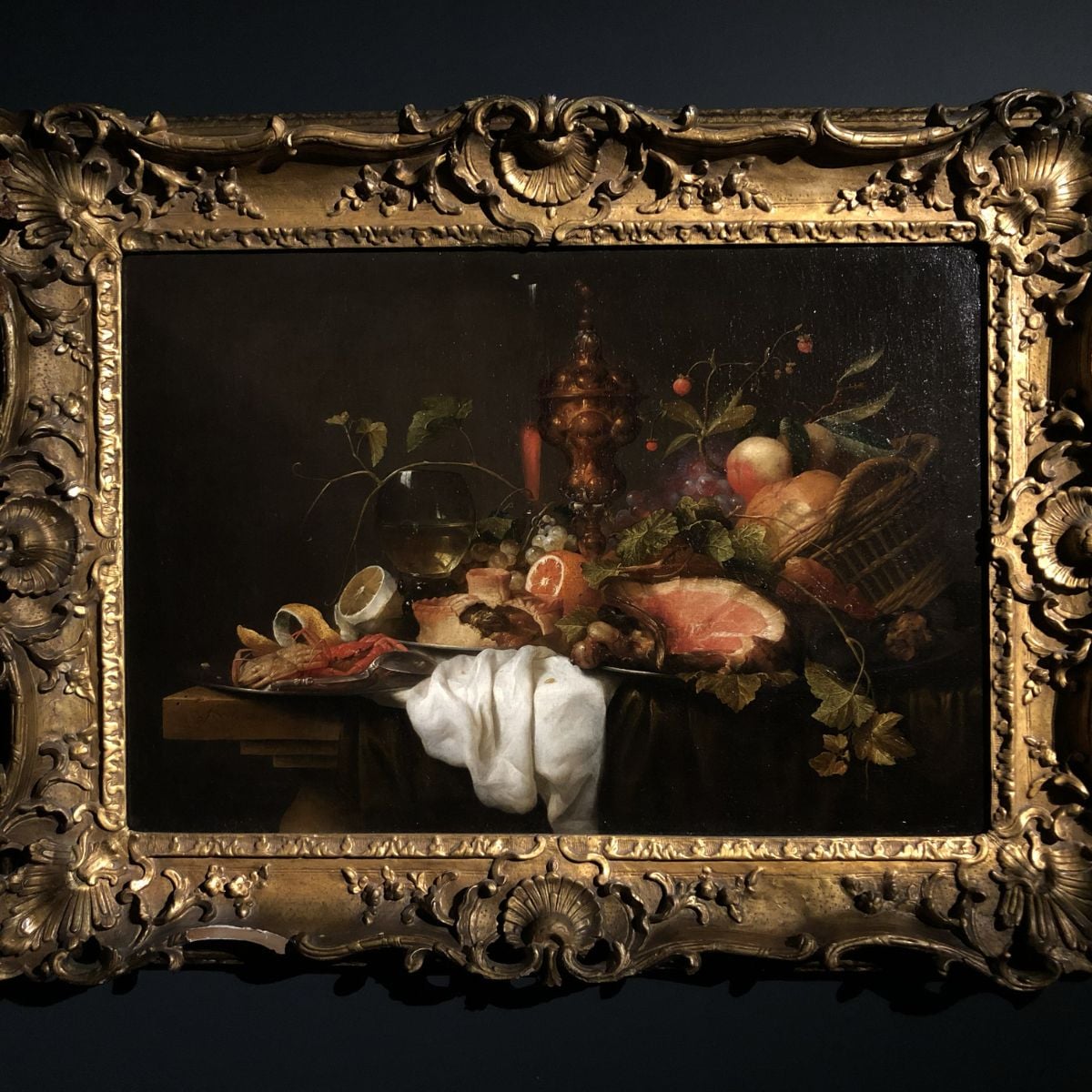 Investment-grade artwork in a gilded frame—classic fine art for home collections.