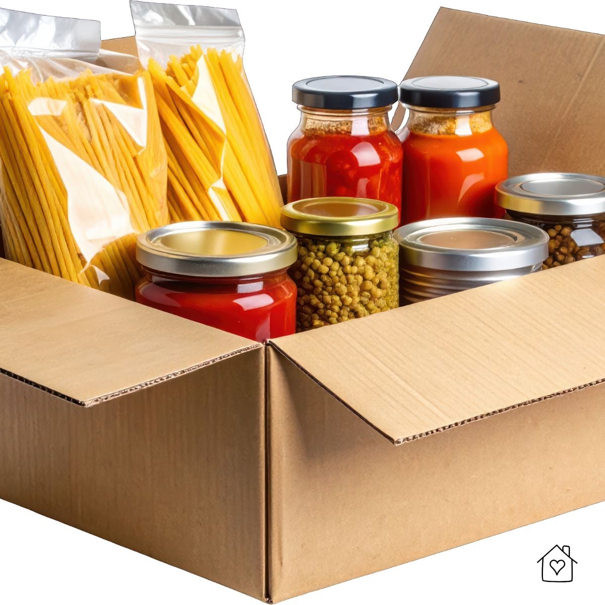 Collection of empty glass jars in different sizes, showing common containers used in everyday kitchens