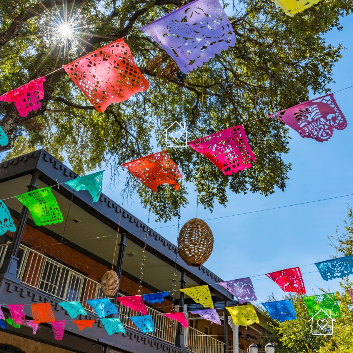Colorful outdoor scene in San Antonio neighborhood representing local community for new homeowners